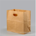 Die Cut Handle Paper Bag Customized printing die-cut handle kraft paper bag Factory